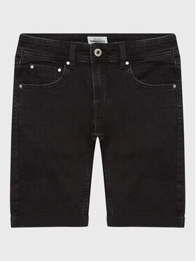 Pepe Jeans Pepe Jeans Džinsa bikses Becket Short PB800692XR0 Melns Slim Fit