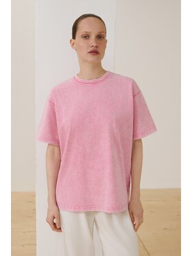 Estro Estro T-Shirt ER00119729 Różowy Oversize