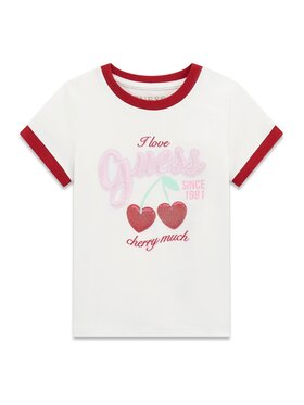 Guess Kids Guess Kids T-Shirt 180156 Biały Classic Fit