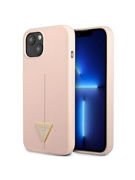 Guess Guess Etui na telefon Silicone Triangle Różowy