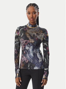 Just Cavalli Just Cavalli Cardigan 81PAHE25 CJ112 Gri Slim Fit