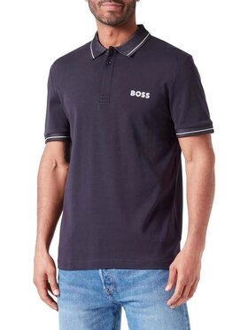 BOSS Boss Polo 50512892-402 Granatowy Slim Fit