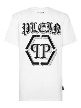 PHILIPP PLEIN PHILIPP PLEIN T-shirt 1195 Bianco Regular Fit