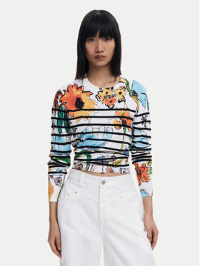Desigual Desigual Svetr 25SWJF21 Barevná Regular Fit
