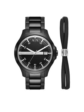 Armani Exchange Armani Exchange Годинник Hampton AX7134SET Чорний