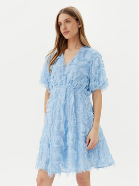 YAS YAS Sukienka koktajlowa Pazylla 26037234 Błękitny Loose Fit