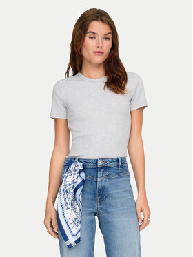 ONLY ONLY T-shirt Val 15339774 Grigio Slim Fit