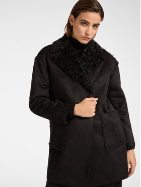 Elena Mirò Elena Mirò Cappotto invernale 8140P100055N033 Nero Regular Fit