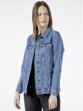 Cross Jeans Cross Jeans Kurtka jeansowa B 611-006 Niebieski Regular Fit