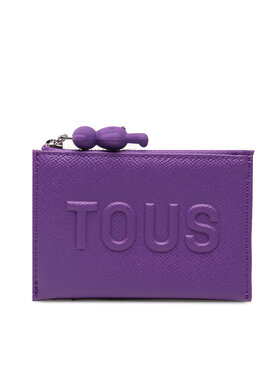 TOUS TOUS Maža Moteriška Piniginė Monedero Tarjetero 2001844429 Violetinė