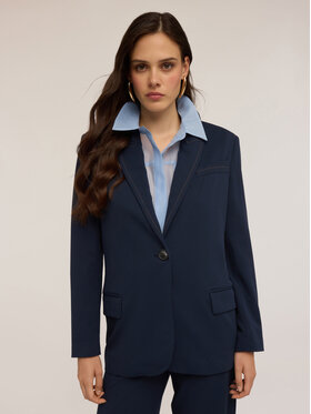 Motivi Motivi Kurtka outdoor Q026W000043N034 Niebieski Regular Fit