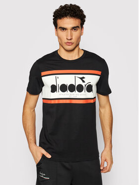 Diadora Diadora T-Shirt Spectra Oc 502.176632 Czarny Regular Fit