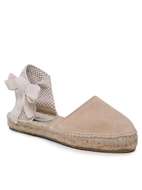 Manebi Manebi Espadrilės Suede Flat Valenciana Espadrilles K 1.1 P0 Smėlio