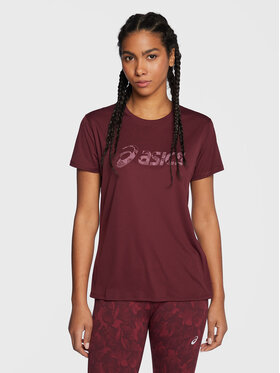 Asics Asics T-shirt Runkoyo 2012C388 Tamnocrvena Regular Fit