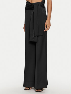 ACCESS FASHION ACCESS FASHION Hlače 44-5104-202 Crna Flare Fit