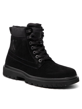 Calvin Klein Jeans Calvin Klein Jeans Kozačky Lug Mid Laceup Boot Hike YM0YM00270 Černá