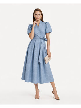 Castellani Castellani Sukienka codzienna Aurelia Niebieski Regular Fit