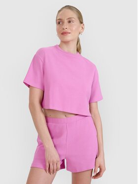 4F 4F T-shirt 4FWSS25TTSHF1977-54S Rosa Regular Fit