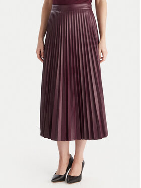 Vero Moda Vero Moda Φούστα από απομίμηση δέρματος Bella Holly 10319036 Μωβ Regular Fit