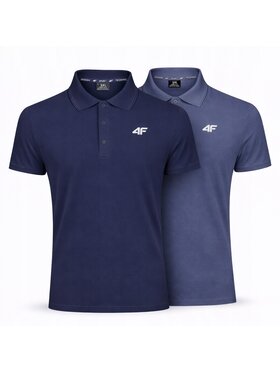 4F 4F Polo Z-0770-2-M Biały Regular Fit