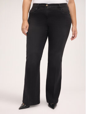 Fiorella Rubino Fiorella Rubino Jeansy P425T105335N033 Czarny Flare Fit