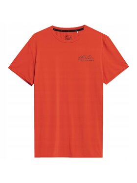 4F 4F T-Shirt TFTSM209 Czerwony Comfortable Fit