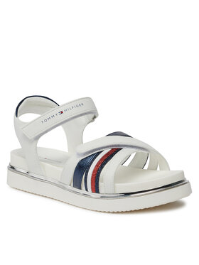 Tommy Hilfiger Sandale Velcro Sandal T3A2-33240-0273 S Bijela