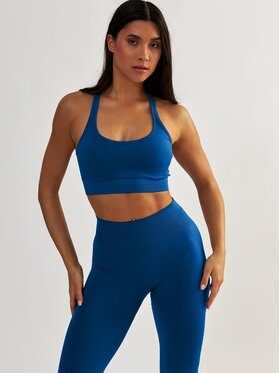 BeShaped BeShaped Biustonosz sportowy Gym Queen Niebieski