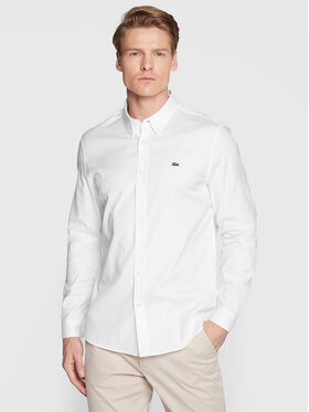 Lacoste Lacoste Camicia CH1843 Bianco Slim Fit
