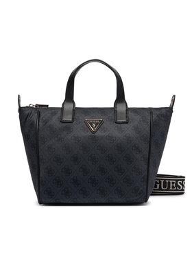 Guess Guess Handtasche Adrian Logo Travel TWNB21 68019 Dunkelgrau