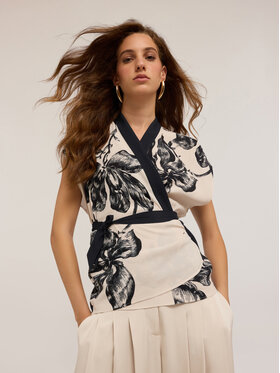 Motivi Motivi Blusa 2800W000745N0S1 Nero Regular Fit