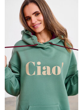 NAOKO NAOKO Bluza Ciao Zielony Loose Fit