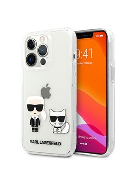 KARL LAGERFELD KARL LAGERFELD Etui na telefon iPhone 13 Pro Max Przezroczysty