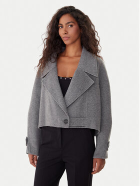 ViCOLO ViCOLO Pārejas jaka TF0026 Pelēks Regular Fit