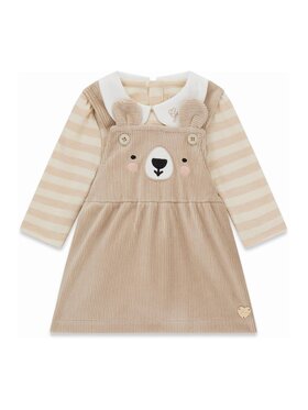Guess Kids Guess Kids Každodenní šaty 185307 Béžová Classic Fit