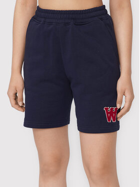 Wood Wood Wood Wood Sportovní kraťasy Lis 10231800-2424 Tmavomodrá Regular Fit