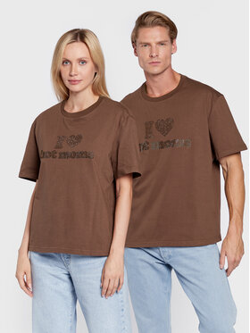 2005 2005 T-Shirt Unisex Hot Moms Καφέ Relaxed Fit