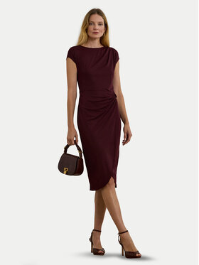 LAUREN RALPH LAUREN LAUREN RALPH LAUREN Abito da cocktail 250951402001 Bordeaux Slim Fit