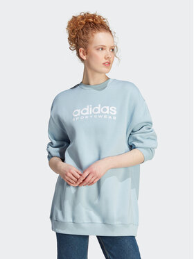 adidas adidas Mikina ALL SZN Fleece Graphic IL3248 Modrá Loose Fit