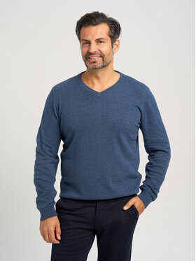 Willsoor Willsoor Sweter 71410 Niebieski Regular Fit