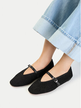 Steve Madden Steve Madden Baleríny Gayla 11005309 Čierna