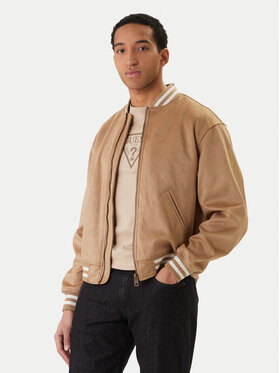 Guess Jeans Guess Jeans Bomberjacke M6RL0J WJ842 Beige Regular Fit