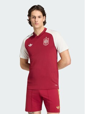 adidas adidas Koszulka techniczna 161715 Czerwony Slim Fit