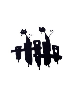 MIAhome MIAhome Wieszak ścienny metalowy GATINI Czarny
