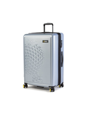 National Geographic National Geographic Велика тверда валіза Globe N162HA.71.23 Срібний