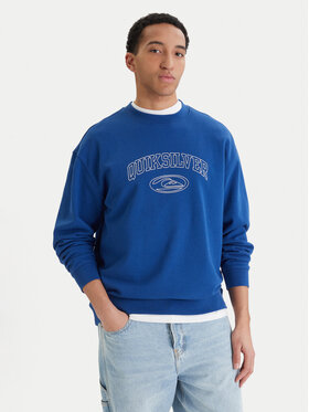 Quiksilver Quiksilver Mikina New Iconic EQYFT05206 Modrá Oversize
