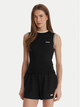 Guess Guess Τοπ V6GR02 Z0723 Μαύρο Regular Fit