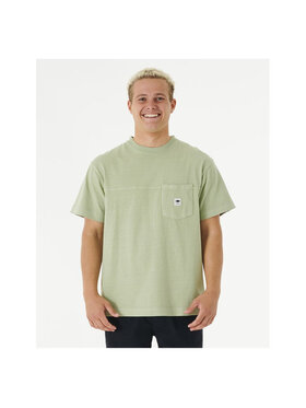 Rip Curl Rip Curl T-Shirt Quality Surf Products Pkt Tee Zielony Regular Fit
