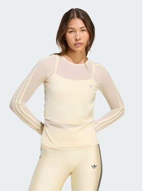 adidas adidas Koszulka techniczna 168707 Żółty Slim Fit