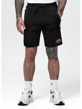 PITBULL PITBULL Szorty sportowe ADCC DOGWOOD Czarny Regular Fit
